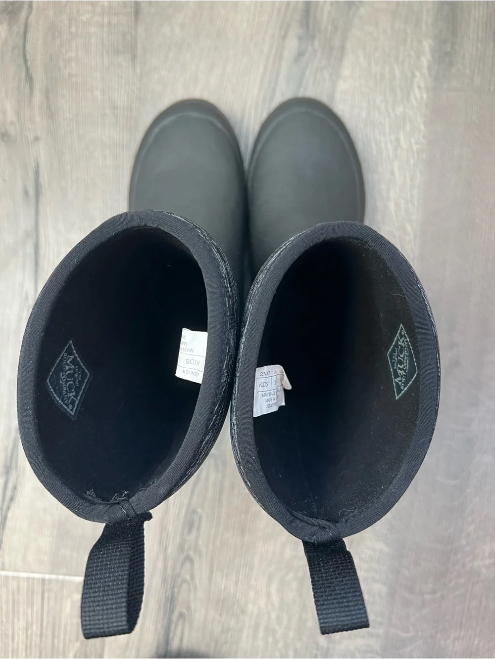 The Original Muck Boot, kids, Black Heather Mid-Calf Boots - Picture 6 of 9